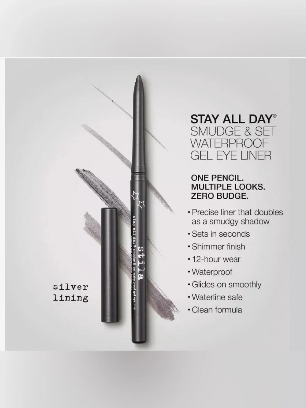 Stila Stay All Day Shimmer Liquid Eyeliner Trio + Gel Waterproof Liner